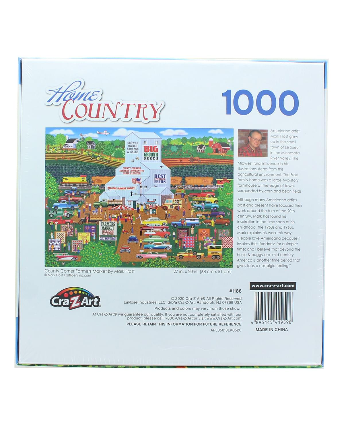 County Corner Farmers Market 1000 Piece Jigsaw Puzzle