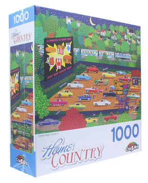Date Night Drive In 1000 Piece Jigsaw Puzzle