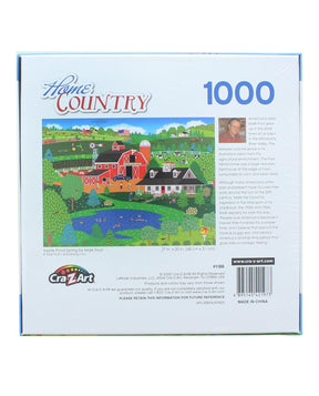 Apple Pond Spring 1000 Piece Jigsaw Puzzle