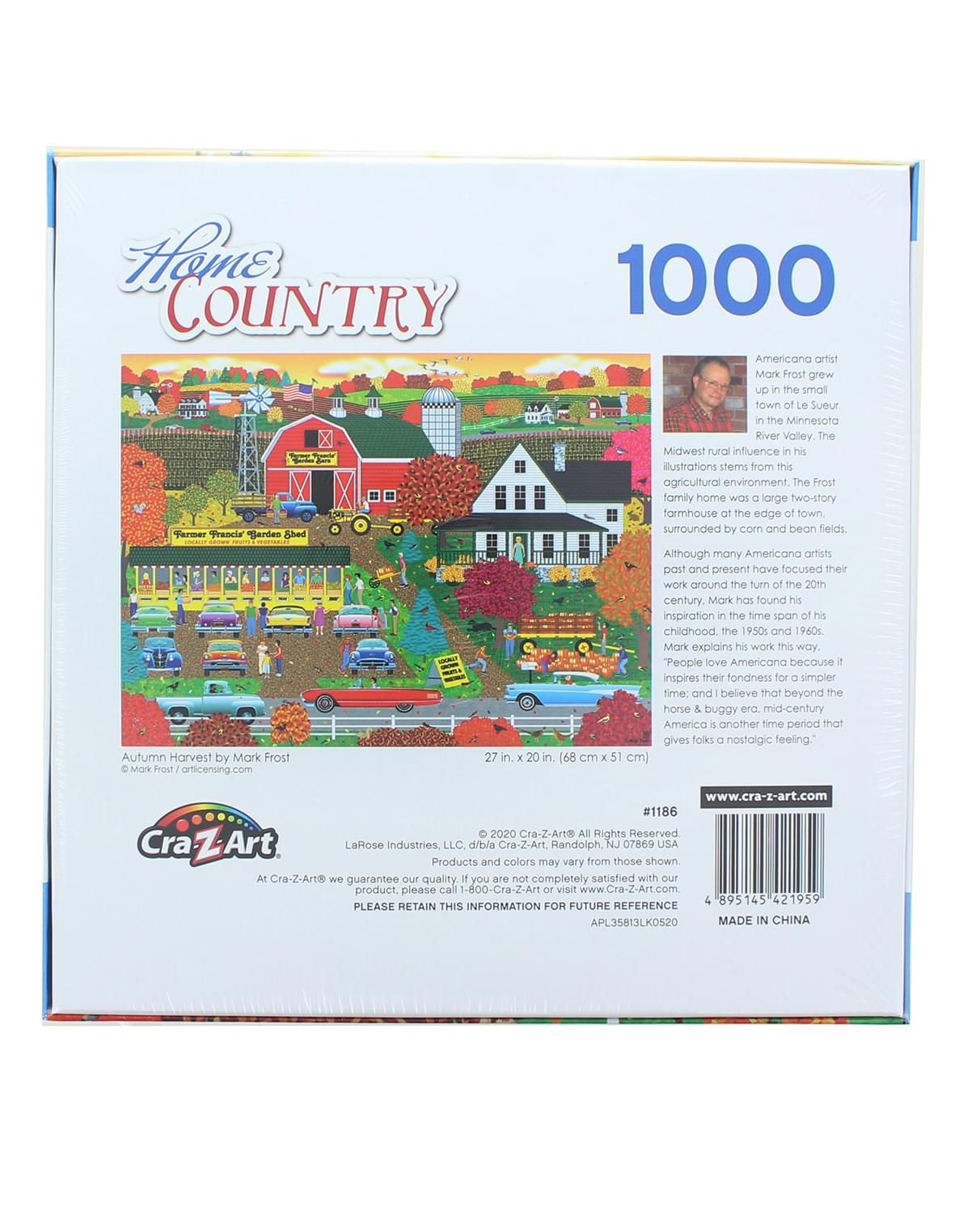 Autumn Harvest 1000 Piece Jigsaw Puzzle