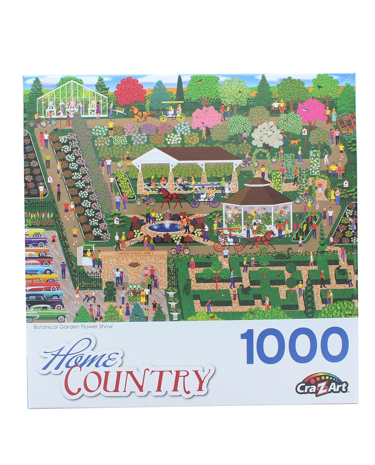 Botanical Garden Flower Show 1000 Piece Jigsaw Puzzle