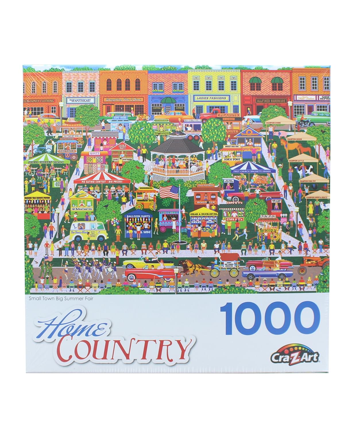 Small Town Big Summer Fair 1000 Piece Jigsaw Puzzle