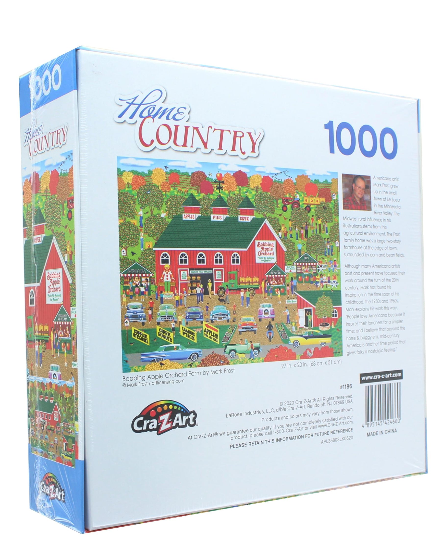 Bobbing Apple Orchard Farm 1000 Piece Jigsaw Puzzle