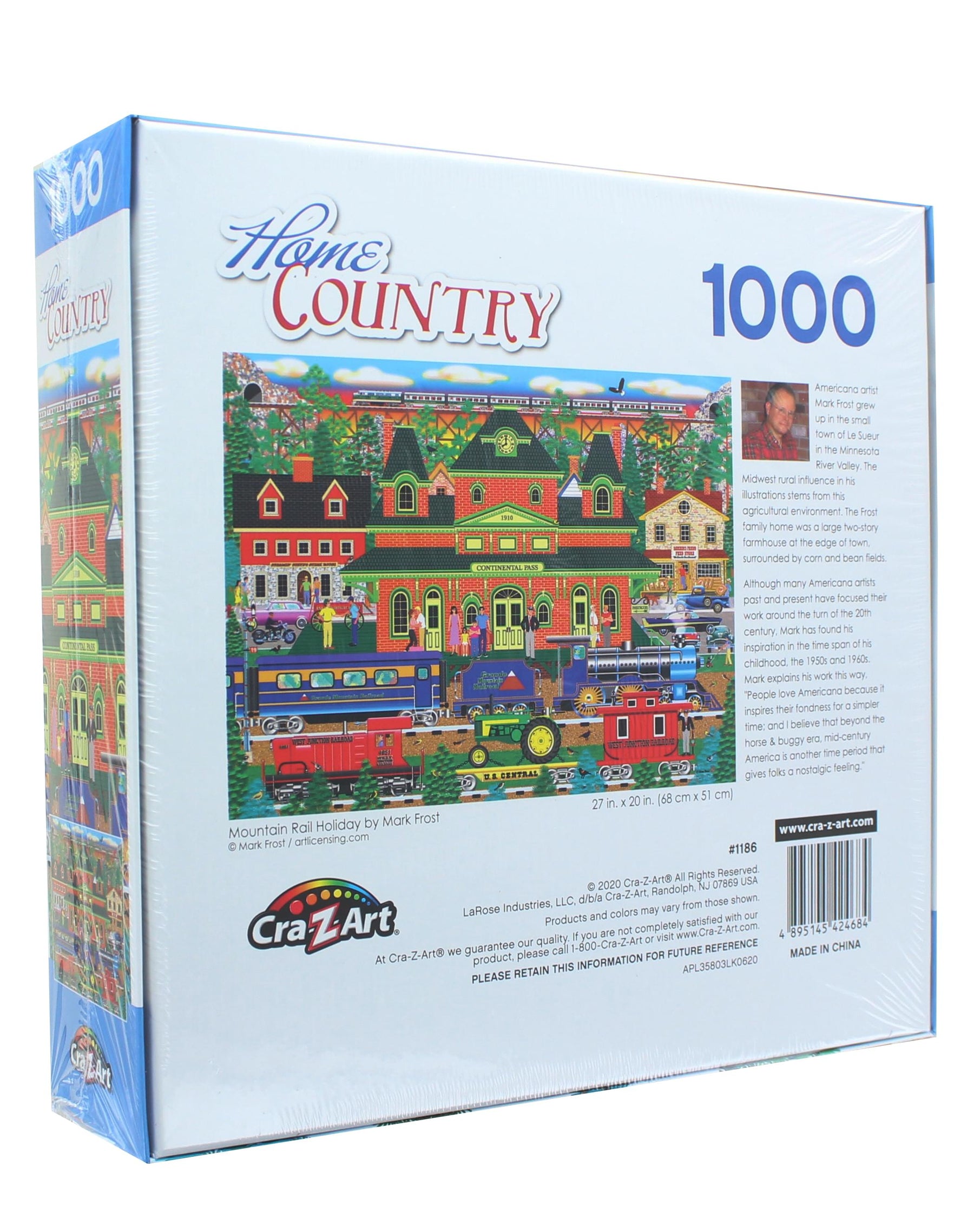 Mountain Rail Holiday 1000 Piece Jigsaw Puzzle