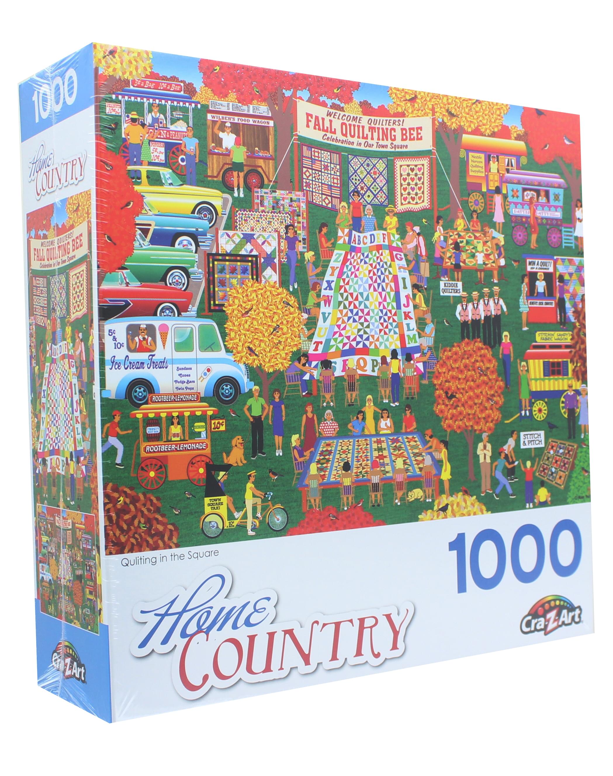 Quilting in the Square 1000 Piece Jigsaw Puzzle
