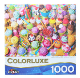 Variety Of Colorful Ice Cream 1000 Piece Jigsaw Puzzle