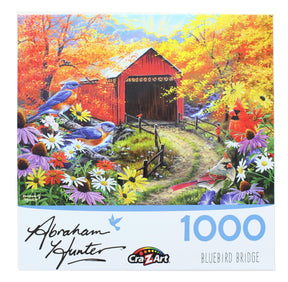 Bluebird Bridge By Abraham Hunter 1000 Piece Jigsaw Puzzle