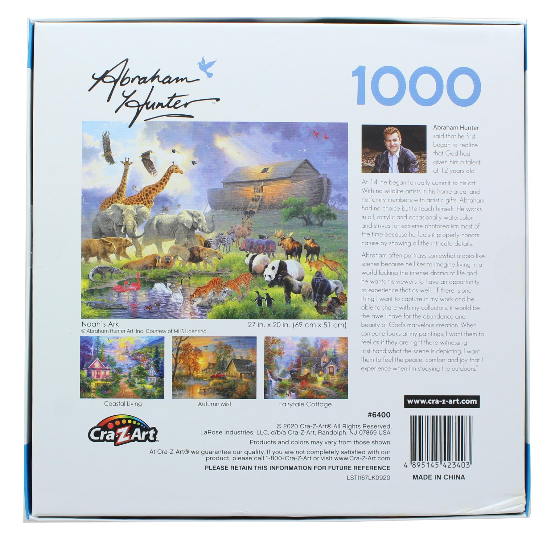 Noahs Ark by Abraham Hunter 1000 Piece Jigsaw Puzzle