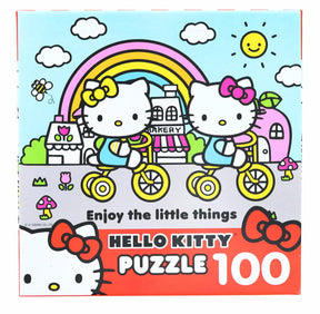 Hello Kitty 100 Piece Jigsaw Puzzle | Hello Kitty and Mimmy Sisters