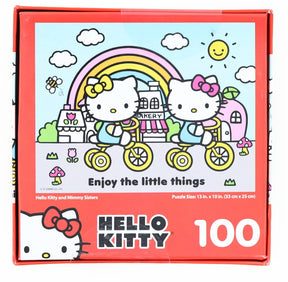 Hello Kitty 100 Piece Jigsaw Puzzle | Hello Kitty and Mimmy Sisters