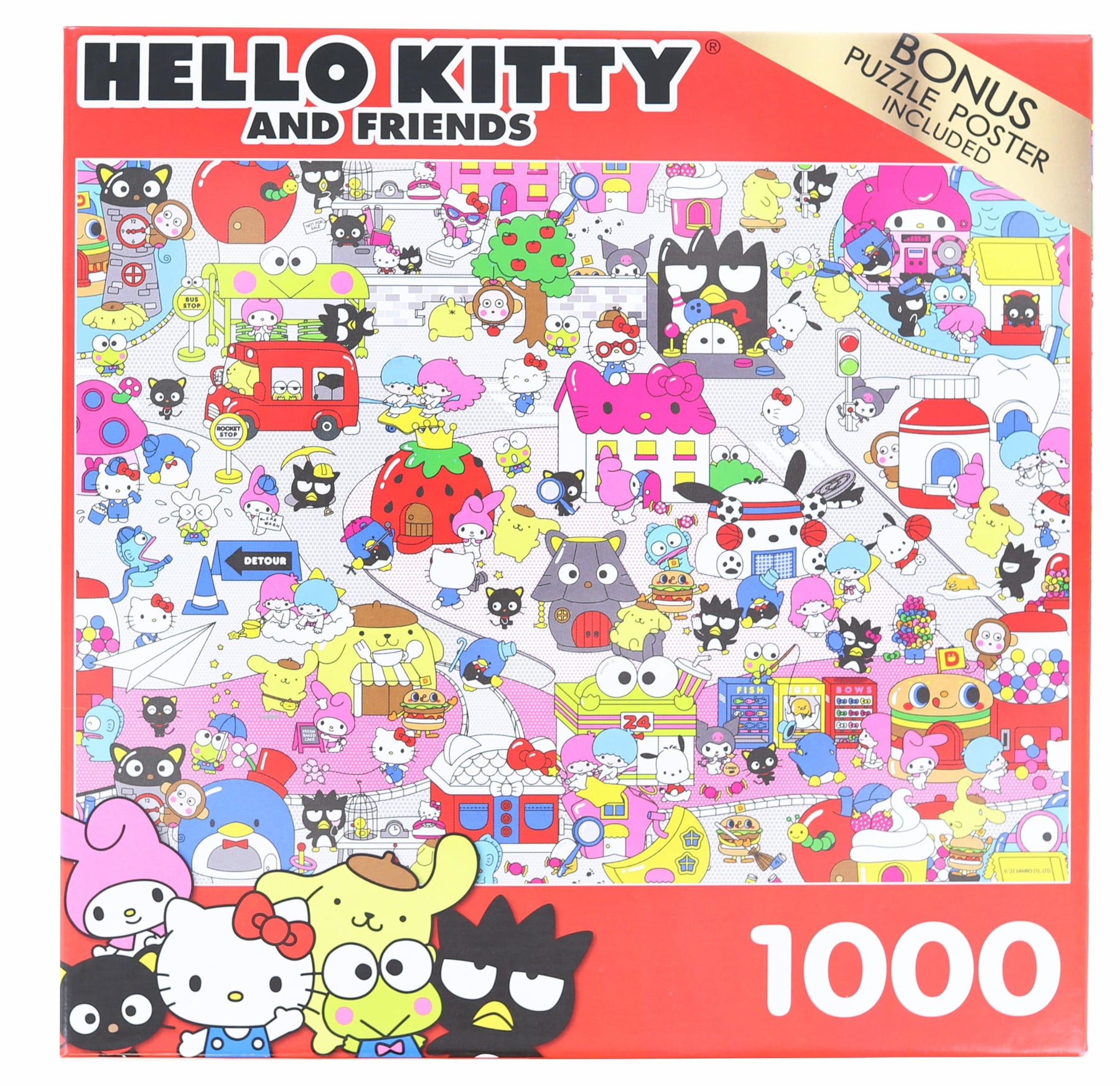 Hello Kitty and Friends 1000 Piece Jigsaw Puzzle