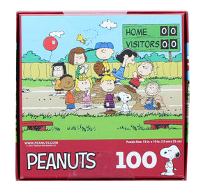Peanuts 100 Piece Kids Jigsaw Puzzle | Peanuts Baseball