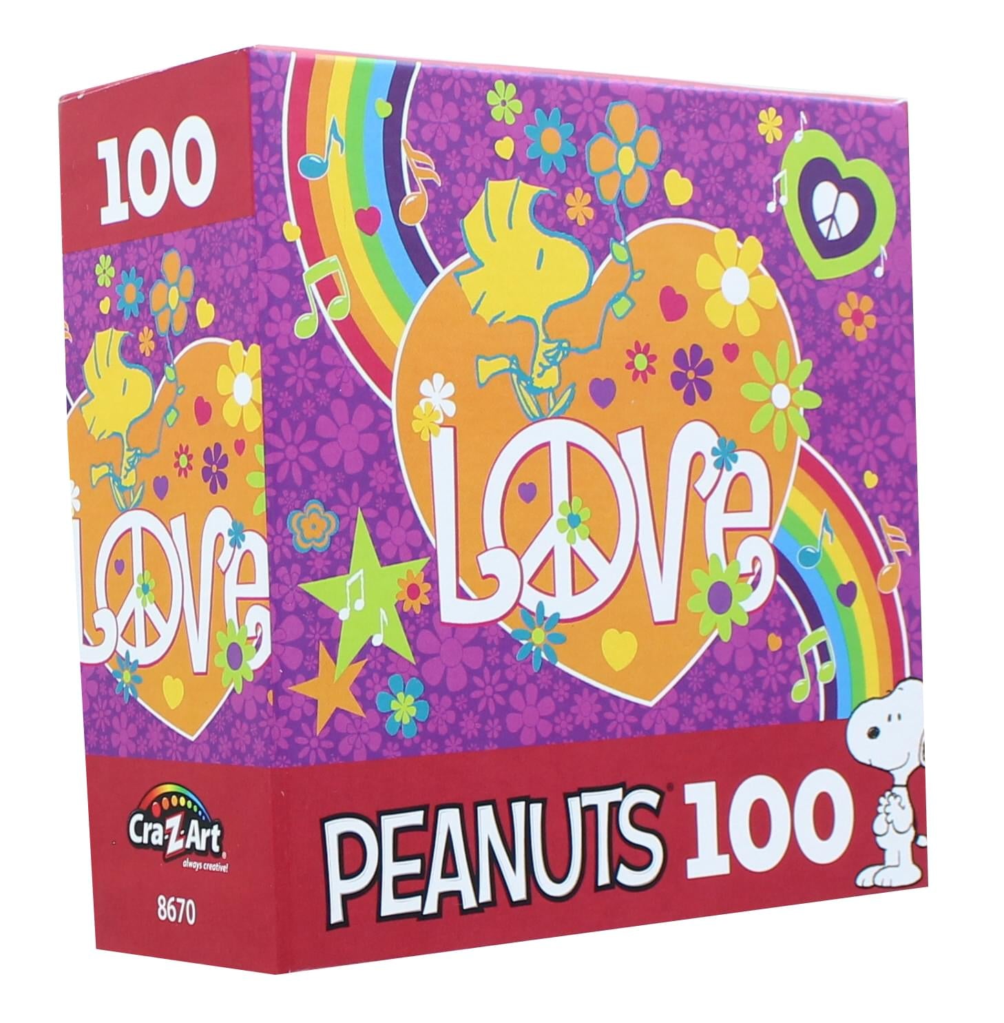 Peanuts 100 Piece Kids Jigsaw Puzzle | Woodstock Love