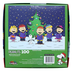 Peanuts 100 Piece Kids Jigsaw Puzzle | Christmas Caroling