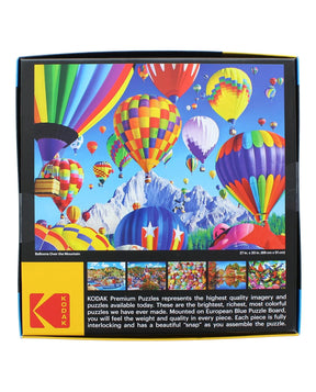 Balloons Over A Mountain 1000 Piece Jigsaw Puzzle