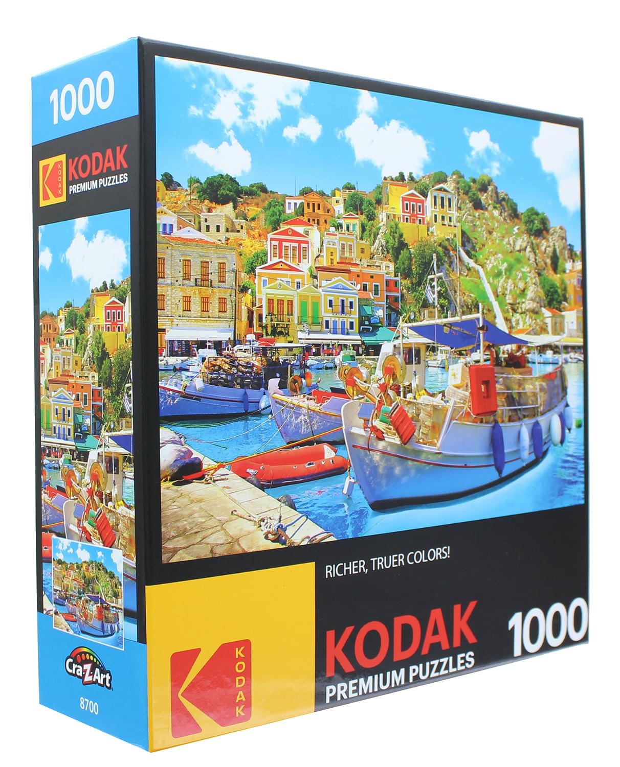Boats in the Harbor Greece 1000 Piece Jigsaw Puzzle