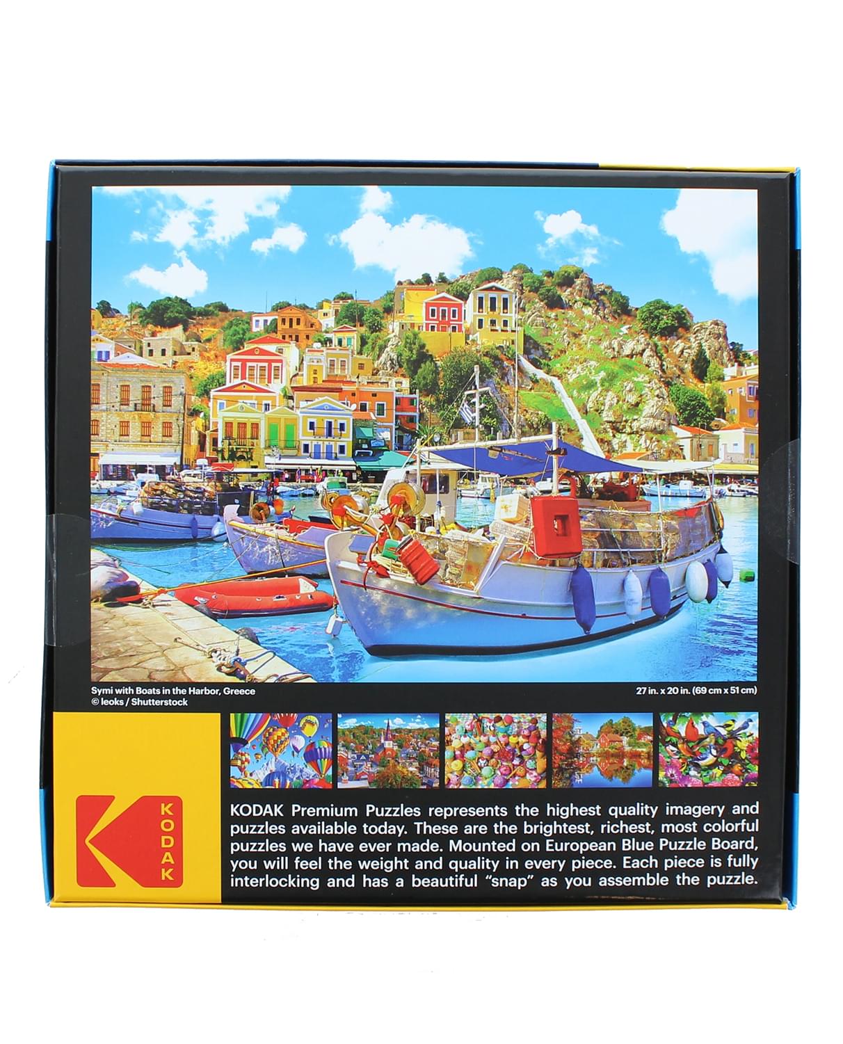 Boats in the Harbor Greece 1000 Piece Jigsaw Puzzle