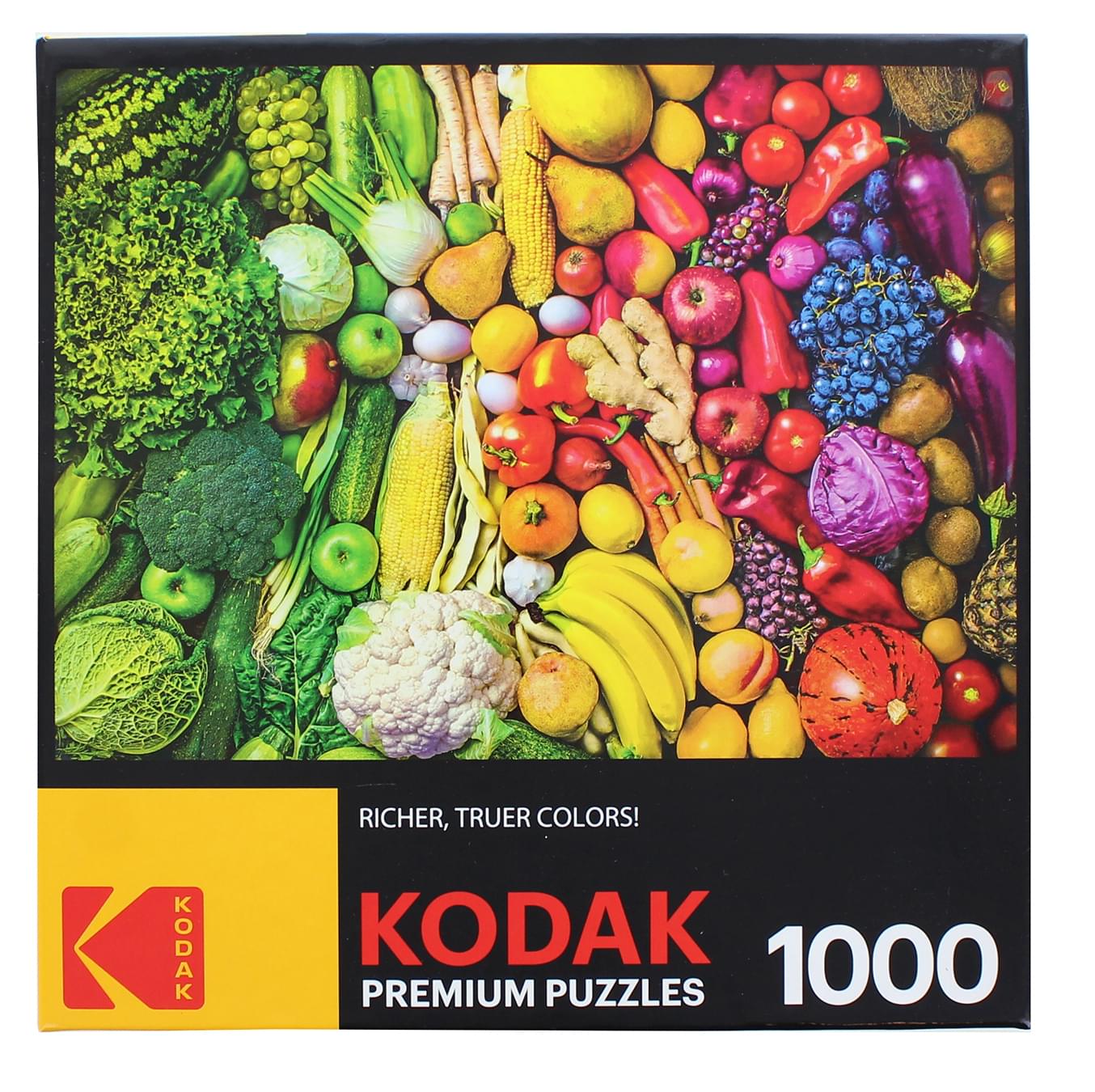 Rainbow Superfoods 1000 Piece Kodak Premium Jigsaw Puzzle