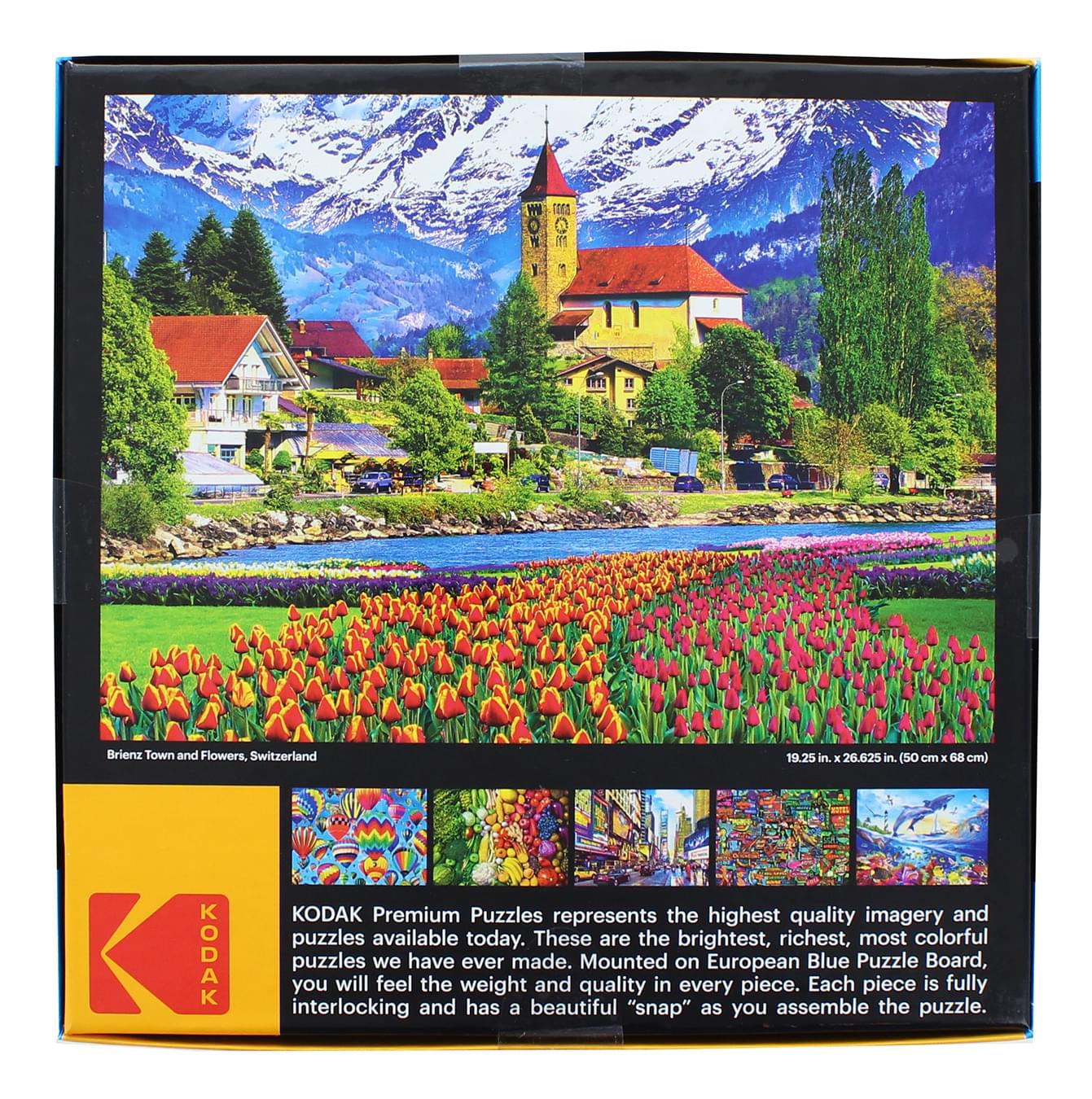 Brienz Switzerland 1000 Piece Kodak Premium Jigsaw Puzzle