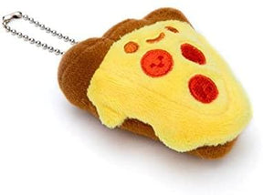 Pizza Plush Charm Keychain