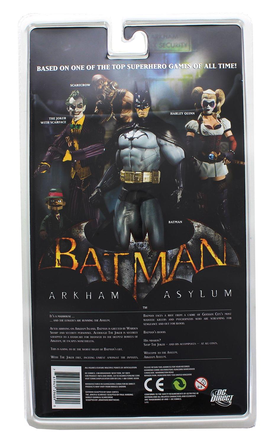 DC Batman Arkham Asylum 6.75 Inch Action Figure - Batman