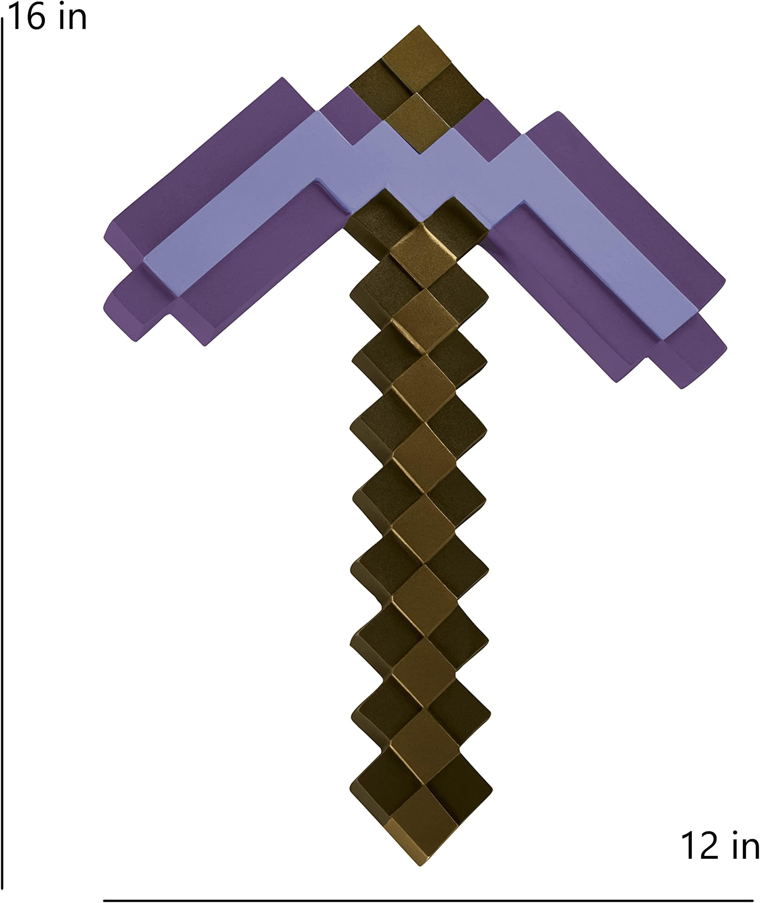 Minecraft Enchanted Purple Pickaxe Costume Accessory