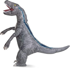 Jurassic World Blue Inflatable Adult Costume | One Size