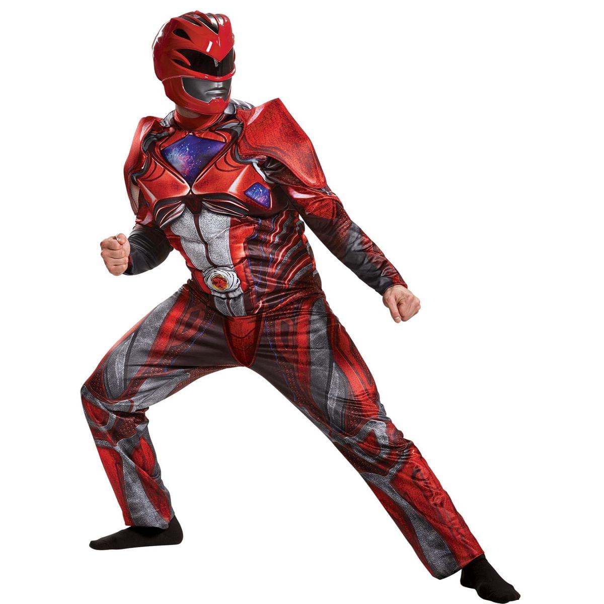 Red Ranger 2017 Muscle Chest Costume Adult Costume