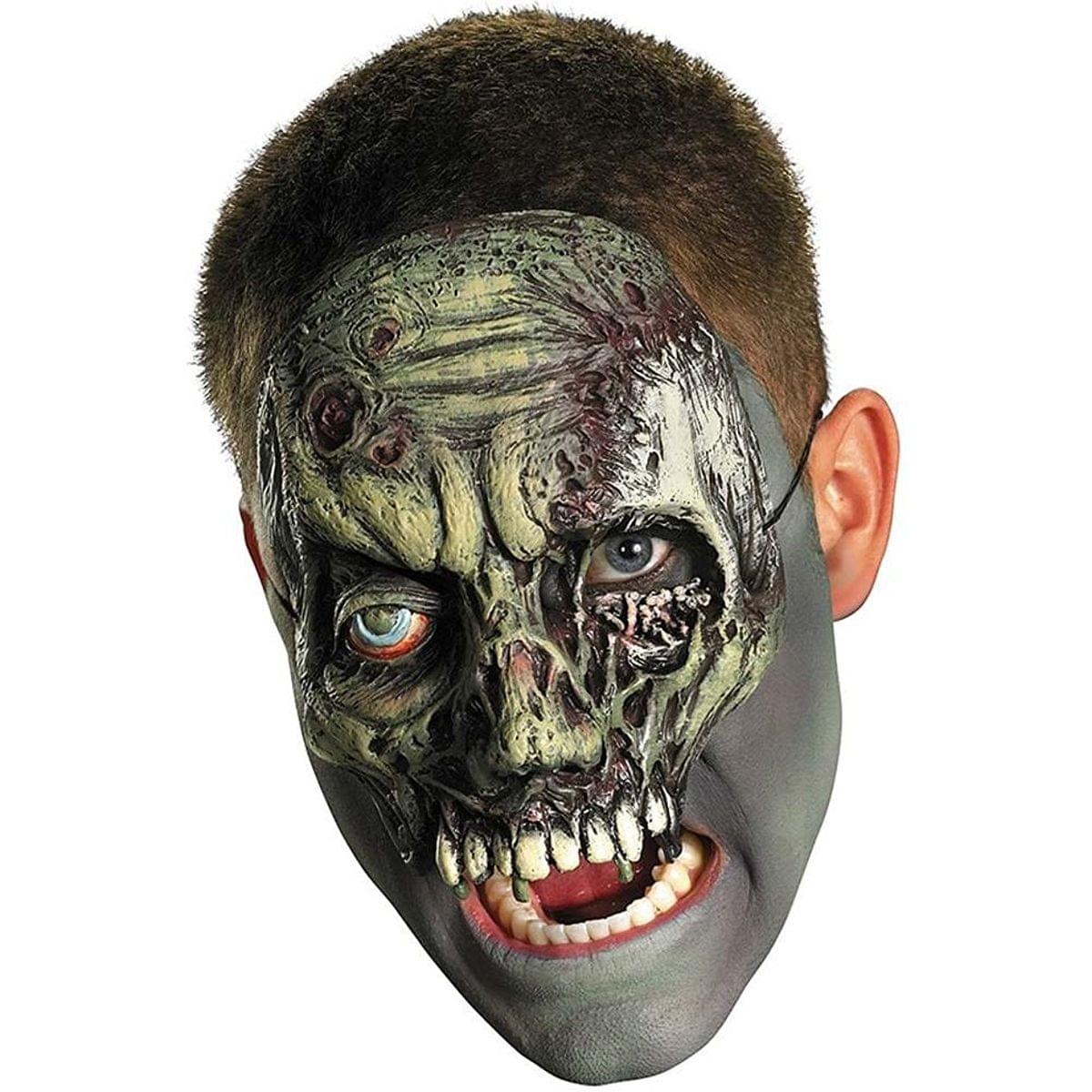 Chinless Walking Zombie Costume Mask