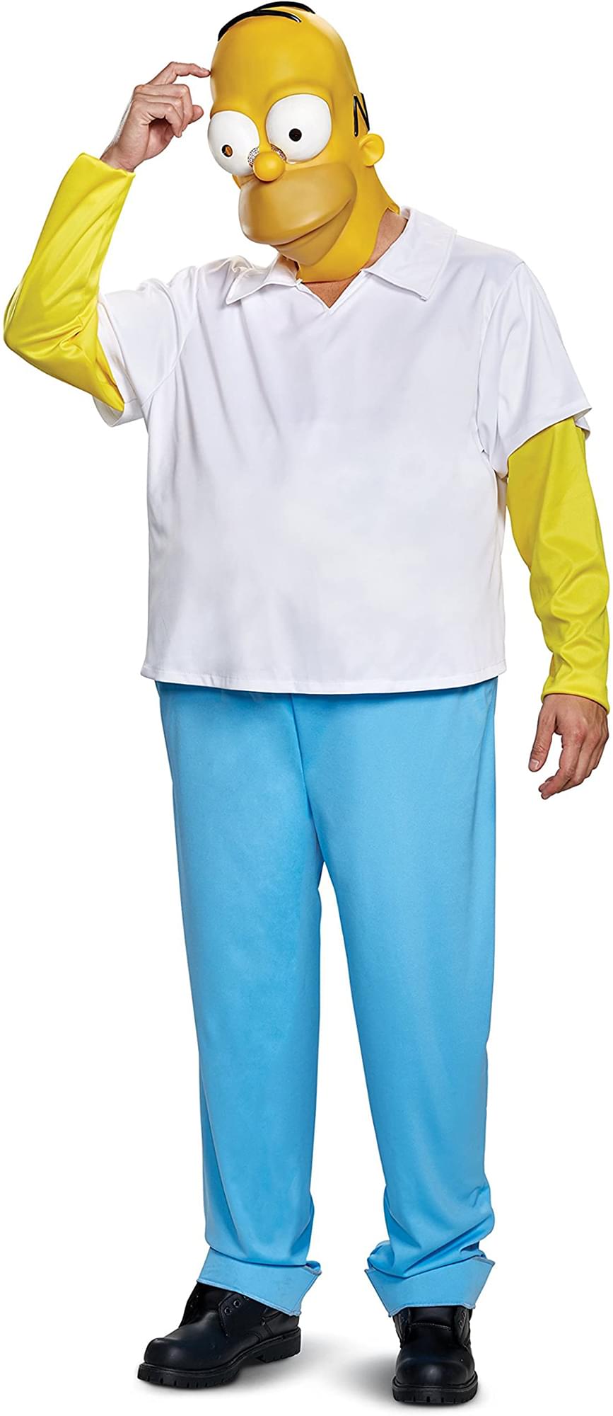 The Simpsons Deluxe Homer Adult Costume | M (38-40)