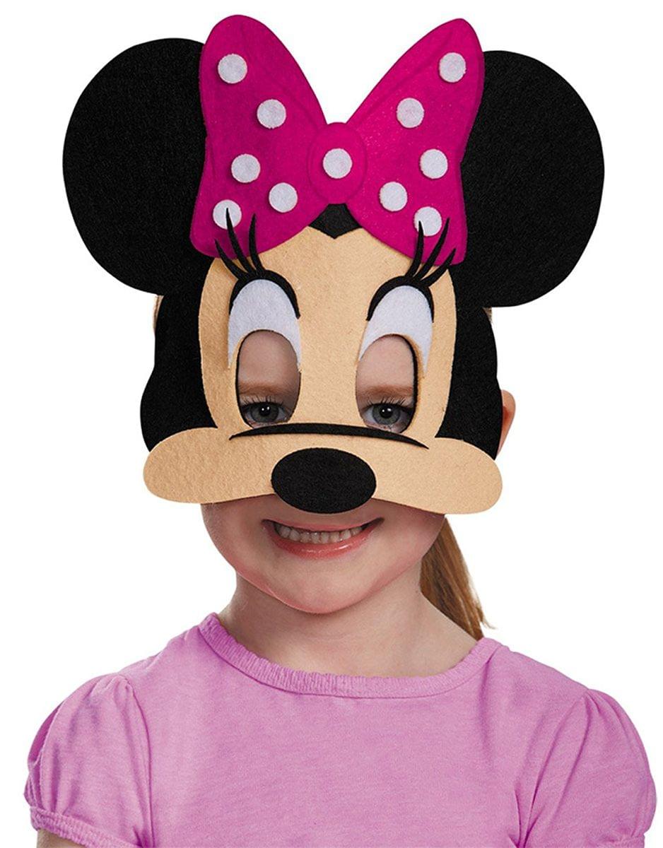 Minnie Mouse Pink Felt Costume Mask
