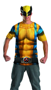 Marvel Wolverine T-Shirt & Mask Costume Kit Adult