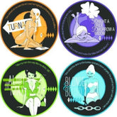 Ragnar's "Pulp" 4-Piece Coaster Set