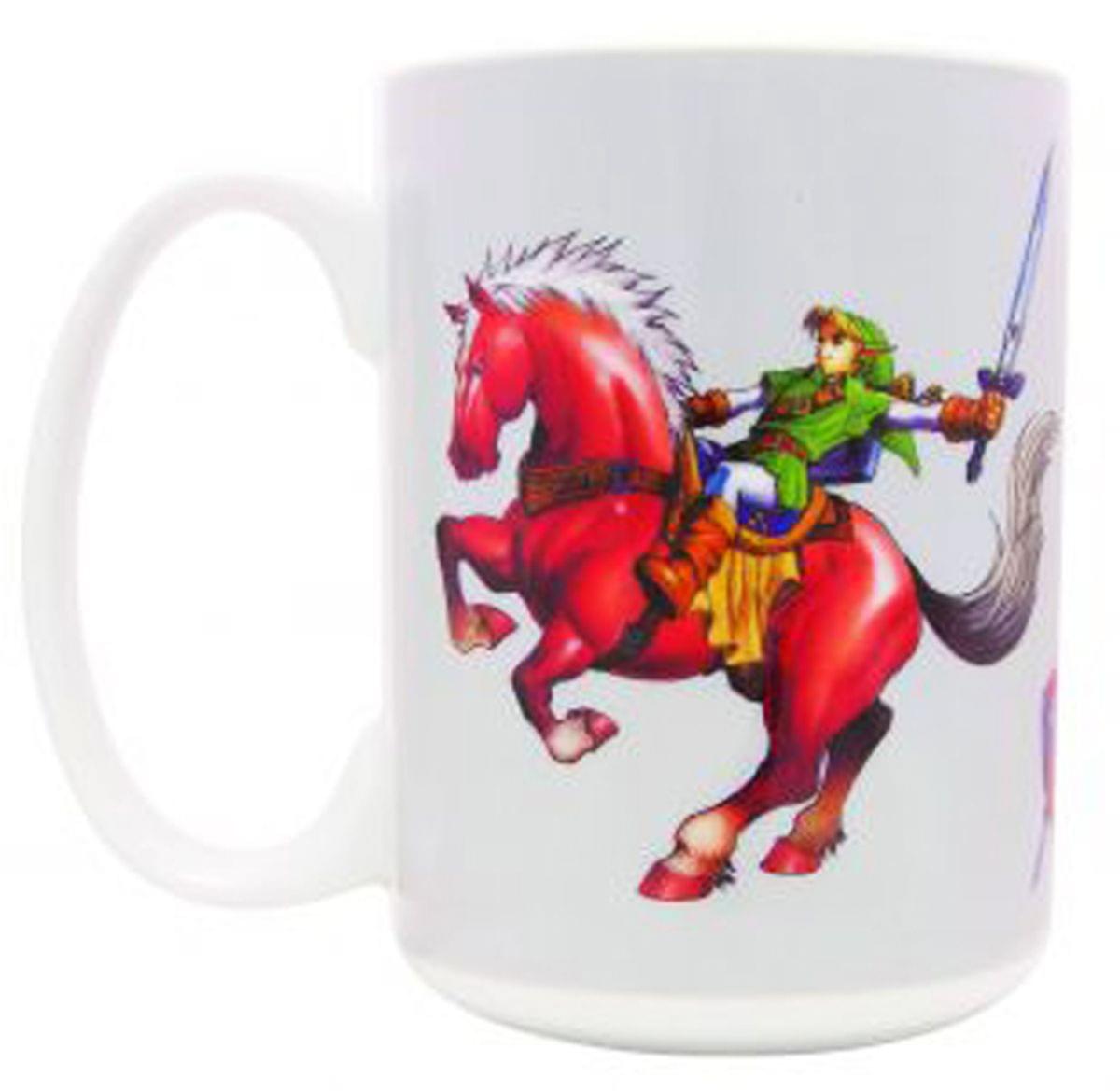 Legend of Zelda Ocarina of Time: Link on Epona Mug