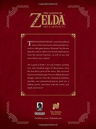 The Legend of Zelda: Art and Artifacts Hardcover Book