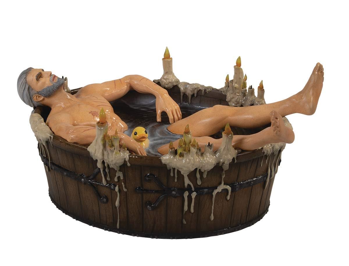 The Witcher III The Wild Hunt | Geralt in Bath Polyresin Statuette