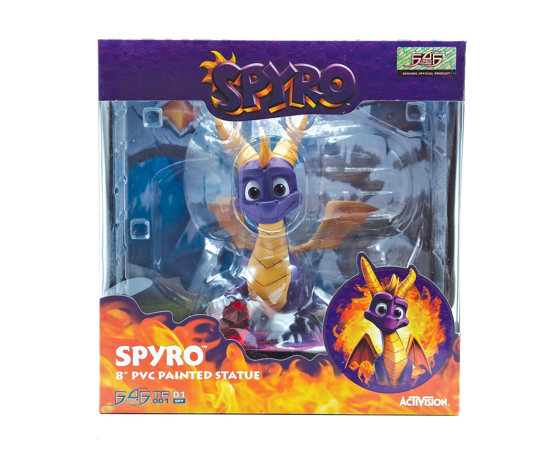 Spyro The Dragon Skylanders 8 Inch Video Game Statue