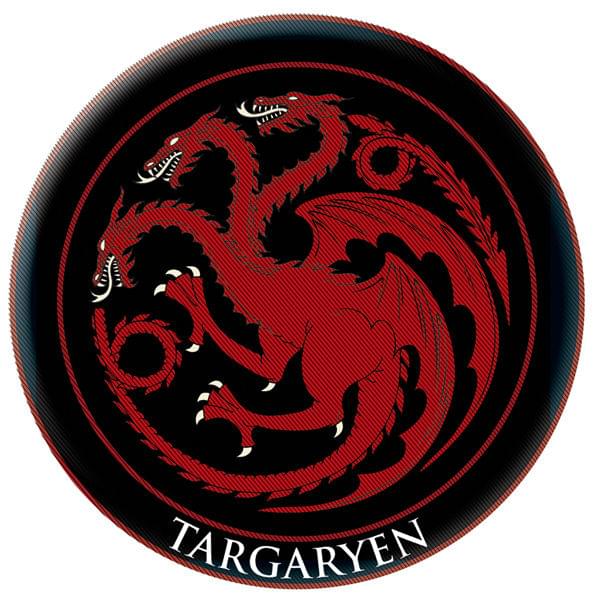 Game Of Thrones Crest Patch: Targaryen