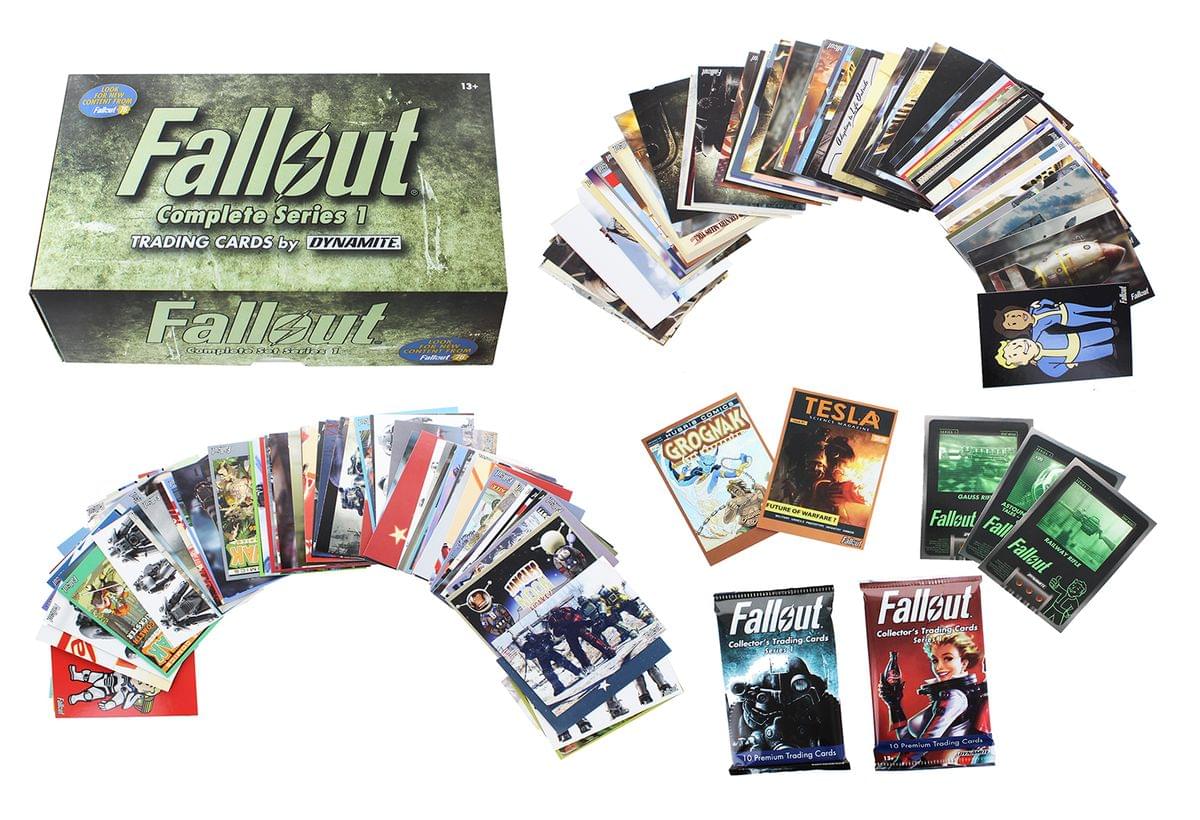 Fallout Trading Cards Series 1 - Complete Base Set w/ Bonus Cards & Packs