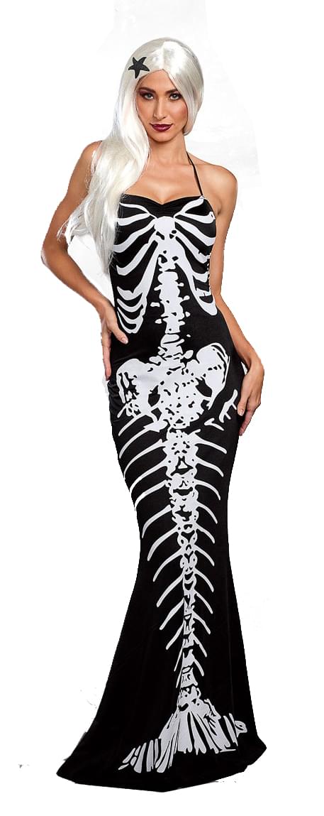Shell No Mermaid Skeleton Adult Costume