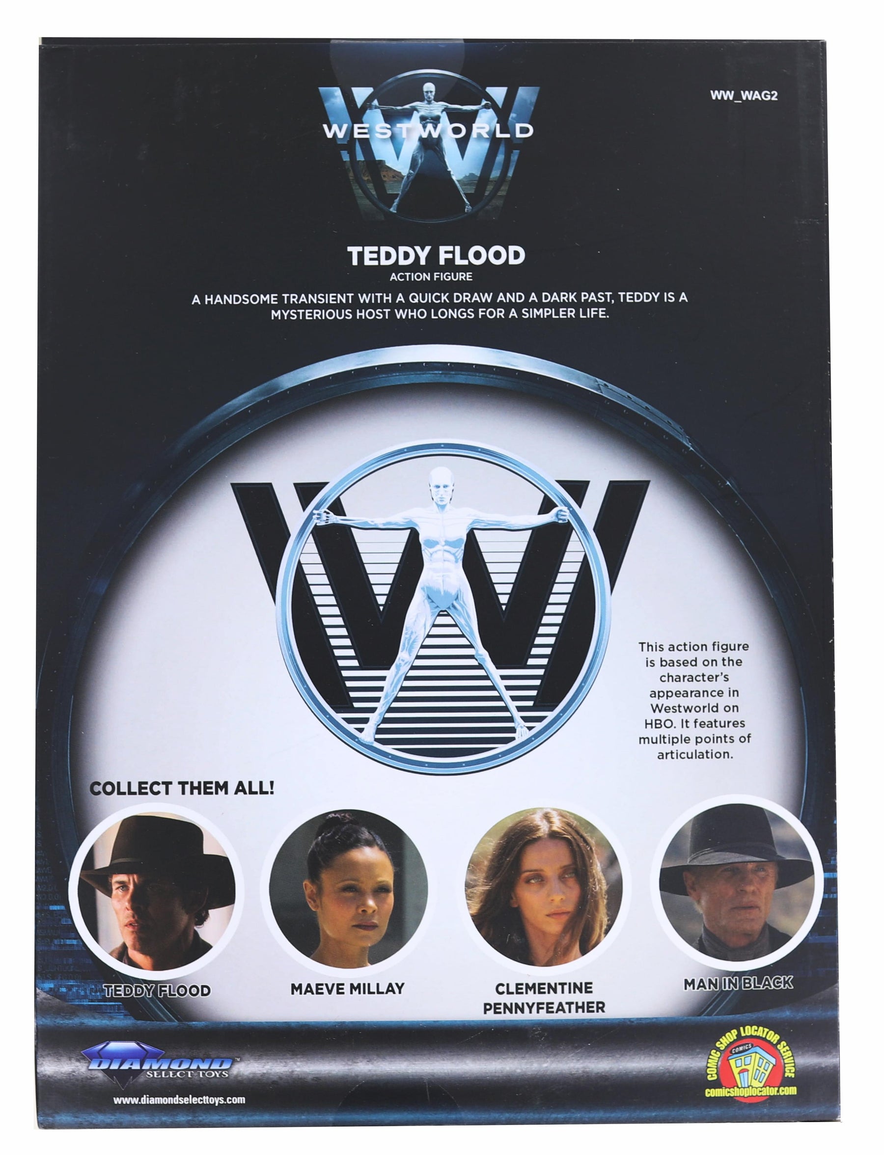 Westworld 7 Inch Action Figure | Teddy Flood