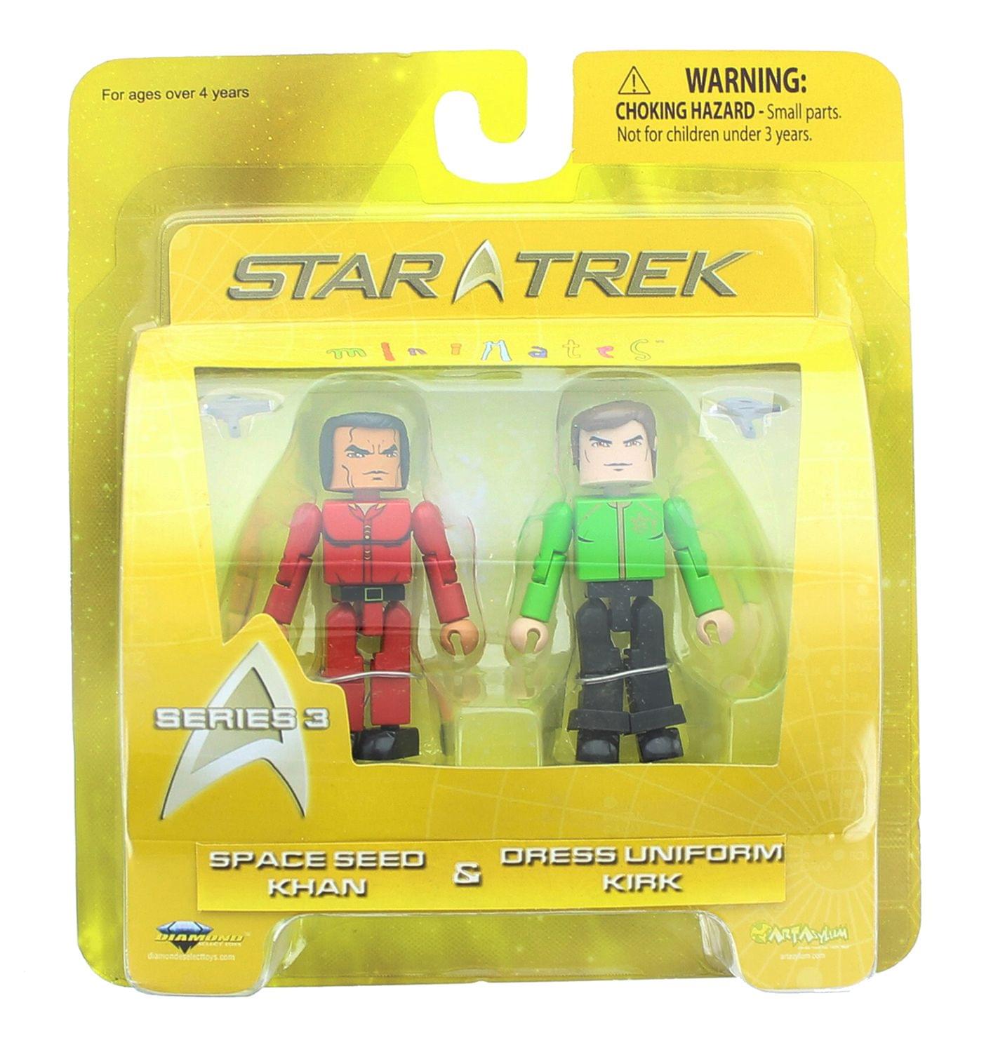 Star Trek Minimates Figure 2 Pack - Space Seed Khan & Dress Uniform Kirk