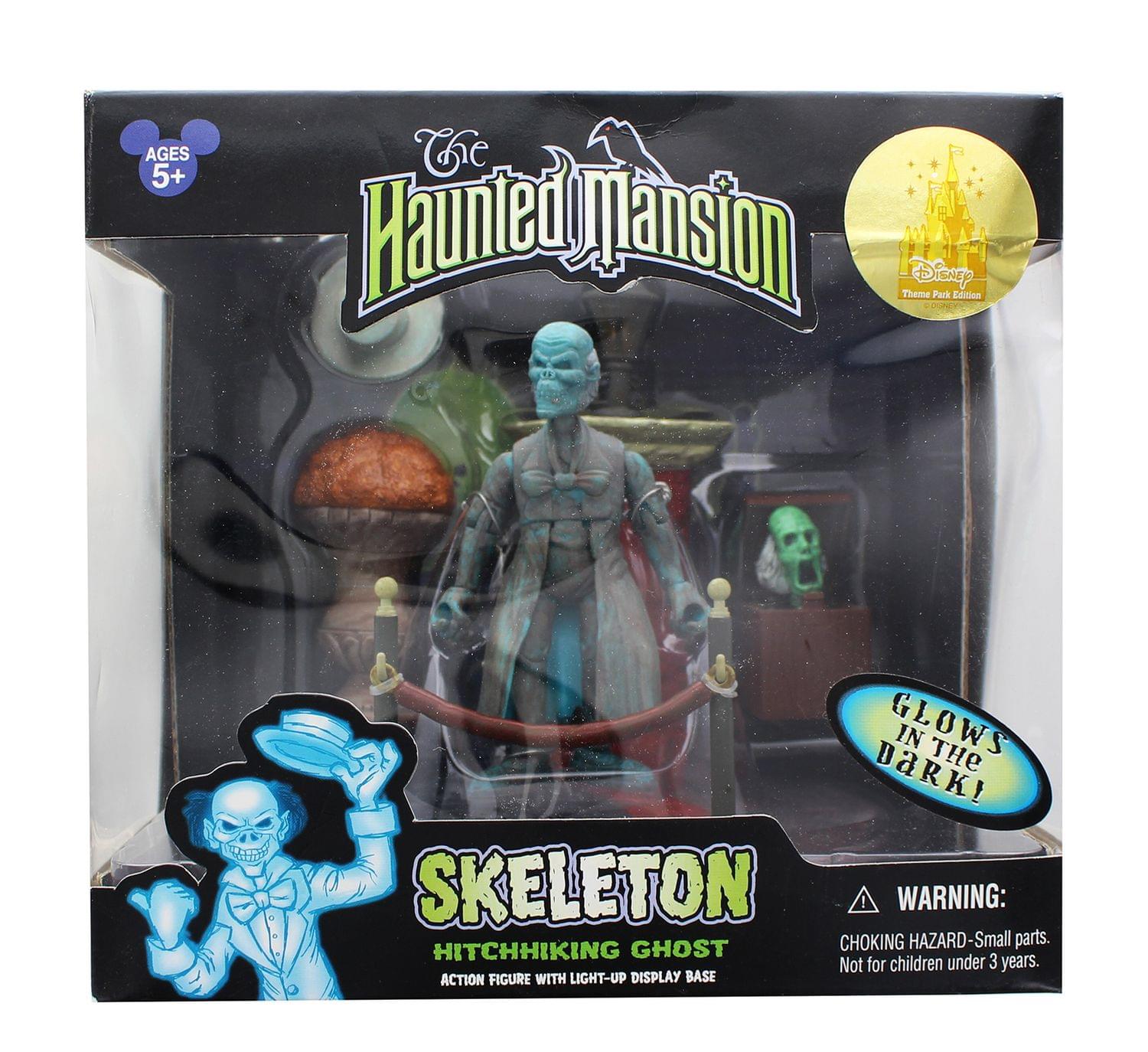 Disney The Haunted Mansion Hitchhiking Ghost Figure Playset -  Skeleton