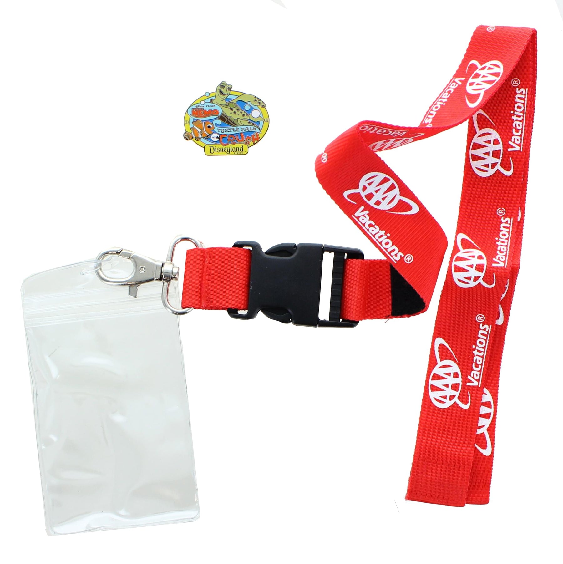 Disney AAA Vacations Lanyard w/ Finding Nemo Collector Pin