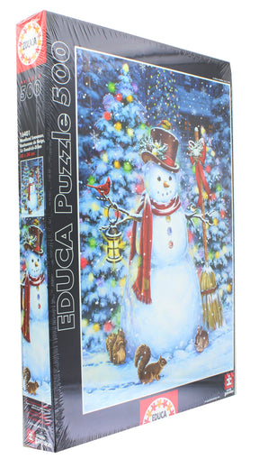Snowman 500 Piece Jigsaw Puzzle