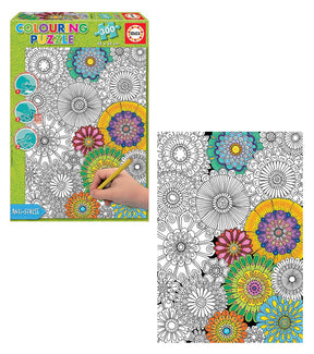 Doodle Art 300 Piece Coloring Jigsaw Puzzle