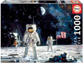 First Men On The Moon 1000 Piece Jigsaw Puzzle