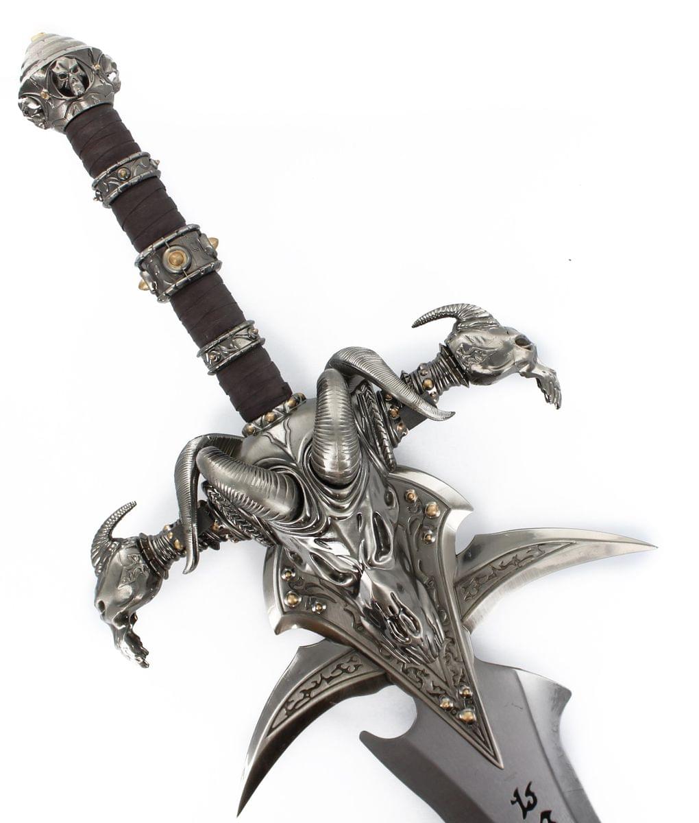 Warcraft Metal Sword With Display Plaque