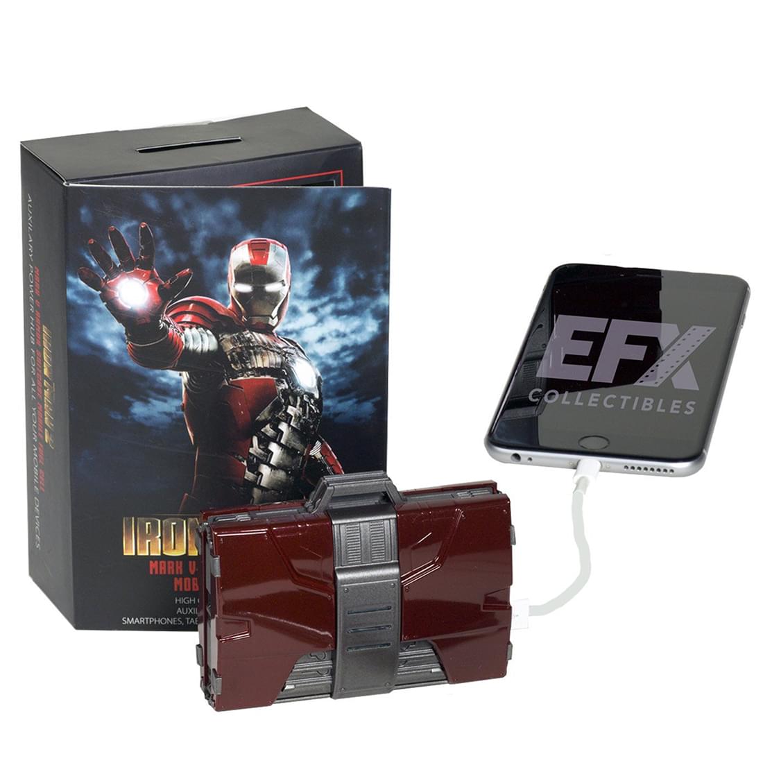 Marvel Iron Man Mark V Armor Suitcase Mobile Battery Charger (1/4 Scale)