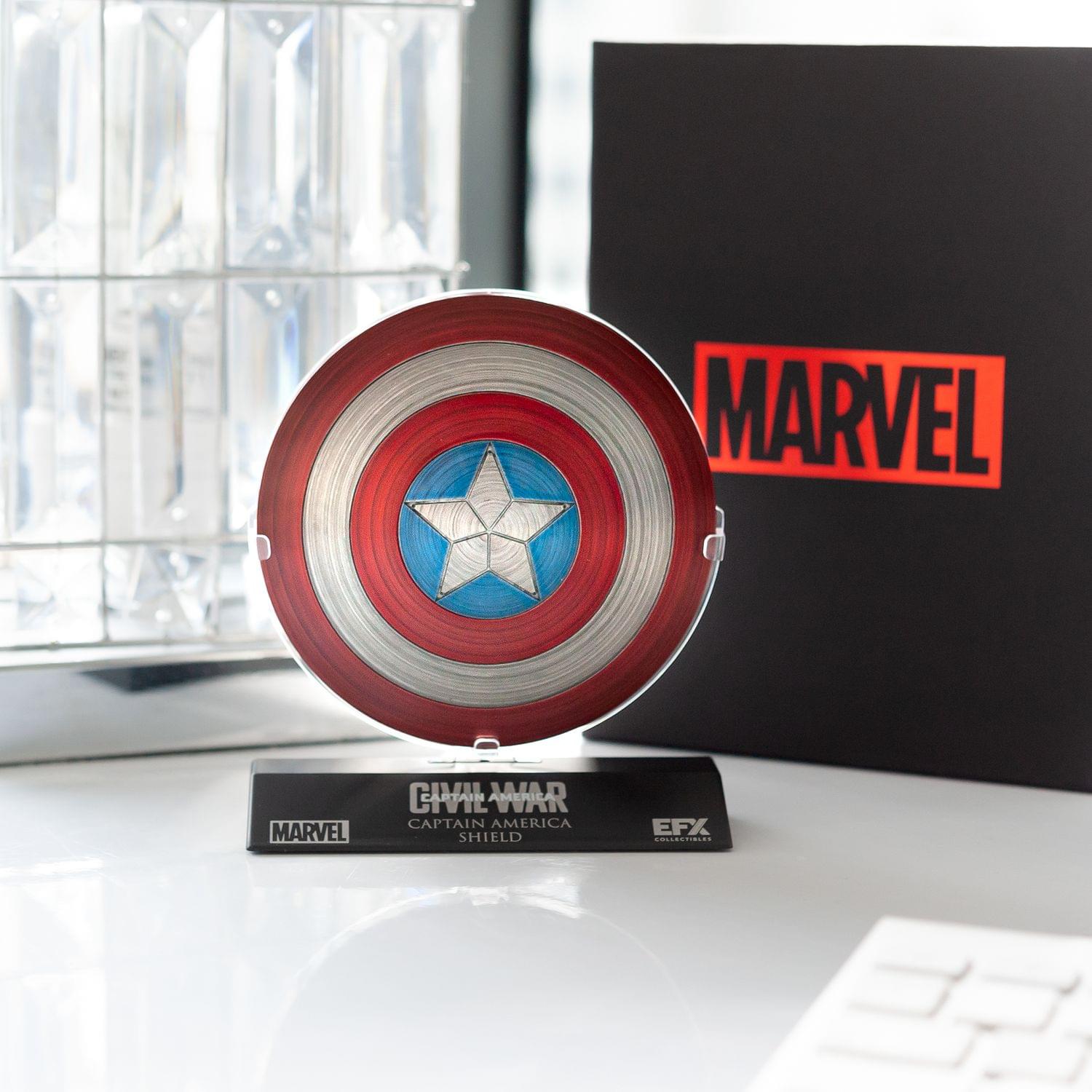 Marvel Civil War Collectibles Captain America Shield Replica | 1:6 Scale